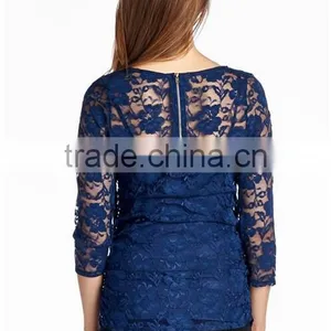 Wholesale Office Maternity Clothes Lace Design Clothing thumbnail-4