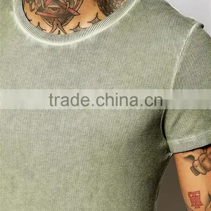 2017 Summer Casual Guangzhou Shandao OEM 180g Cotton Spandex Short Sleeve Round Neck CustomT Shirt thumbnail-4