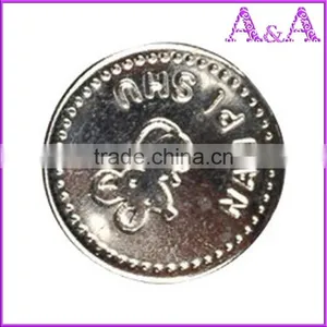 New Style Silver Nickel Free Jeans Button Custom Design Nickel Color Buttons for Jeans Washable and Hand Press thumbnail-4