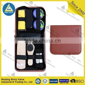 Premium Gentlemen's High Level Shoe Care Set Real Leather Shoe Polish Kit thumbnail-1