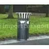 Round Flared Top Outdoor Commercial Grade Steel 65L Waste Containers With Anti-corrosive thumbnail-1