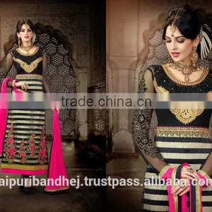 Indian Clothing Wholesale Designer Ladies Salwar Kameez Suit thumbnail-4