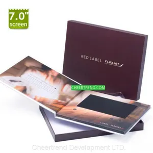 Education Custom 4.3″/5″/7″ Lcd Video Brochure/video Booklet/video Greeting Card for Gift thumbnail-3