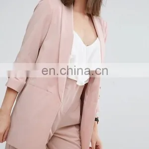 Wholesale Classic Solid Color Women Elegant Work Suits Loose Business Pant Suits For Ladies Multicolor For Choice thumbnail-4