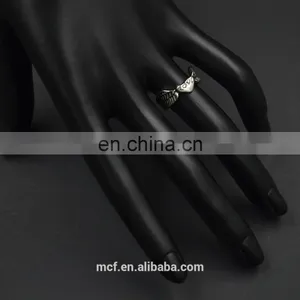 MCR-0061 Wholesale Latest Magic Love Angel Wings Ring for Men Gay Ring thumbnail-2