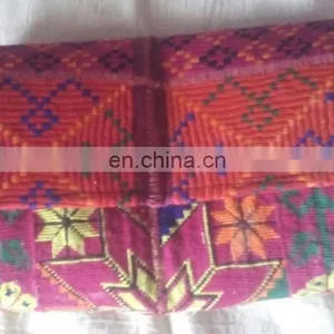 Exclusive Envelope Style Designer Vintage Clutch,Traditional Gujarati Kutch Embroidery Clutch,Indian Banjara Contemporary Purse thumbnail-1