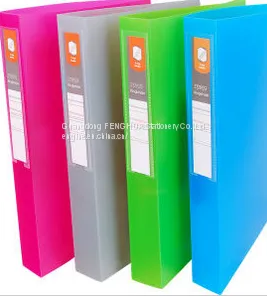 Office Stationery 2D-Ring Lever Colorful Office File Folder thumbnail-1