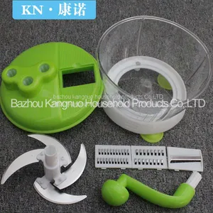 Multifunction Plastic Vegetable Tools Food Hand Pull Mini Chopper Kitchen Tool Manual thumbnail-5