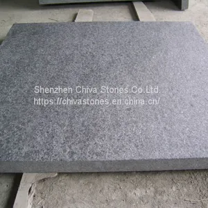 Flamed Black Basalt Granite Paving Stone Lava Stone, Lavastone, Lava Basalt Paving Tiles thumbnail-4