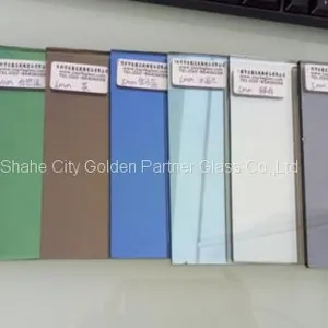 4mm 5mm 6mm Dark Brown Coated Glass / Golden Bronze Reflective Glass thumbnail-4