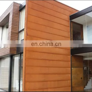 Rusted Corten Steel Side Wall Panel Price per Square Foot thumbnail-4
