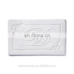 BATHMAT - EMBOSSED - 69770 WHITE/BRWON thumbnail-3