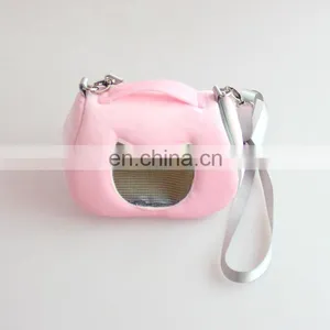Hamster Accessories Carrier Travel Bag Small Animal Breathable Detachable Strap Zippered Single Shoulder Bags Cage For A Hamster thumbnail-1