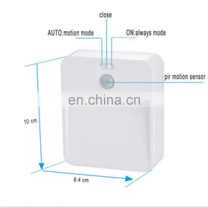 TS Lighting 3 x AA Battery Motion Light Pir Motion Sensor Light Induction Night Light for Bathroom thumbnail-3