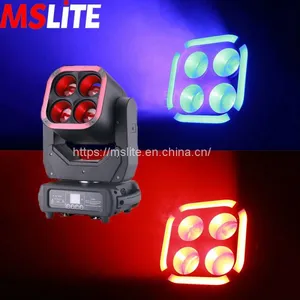 High Quality 4X60W Moving Beam Wash Light LED Zoom Moving Head Light For DJ Stage Events thumbnail-1