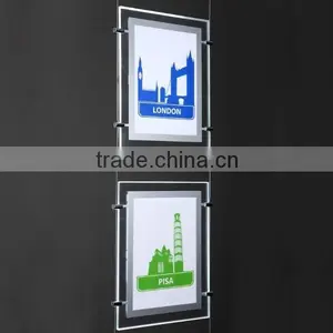 Cable Suspension LED Light Box for Real Estate Agents Window Display thumbnail-4