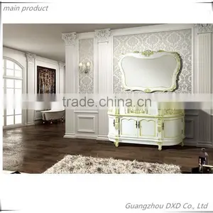 White Color Wood Bathroom Cabinet thumbnail-1