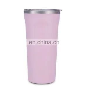 Custom BPA Free 16 oz Insulation Coffee Tumbler Stainless Steel Mug Portable With Lid thumbnail-5