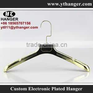 IMY-353 Golden Shiny Dress Hanger Deluxe Electroplating Hanger thumbnail-1