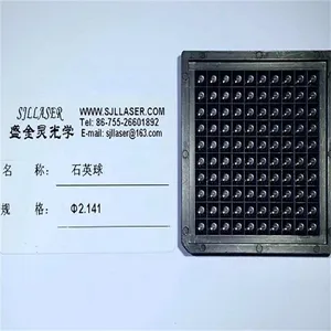 OEM Service 2.141mm High Quality Quartz Optical Ball Lens Ball Bearing for Precision Instruments thumbnail-1