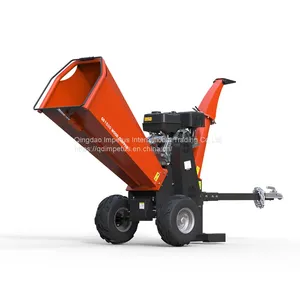 CE Approved 15HP Gasoline Engine Powered Wood Chipper, Wood Shredder thumbnail-2
