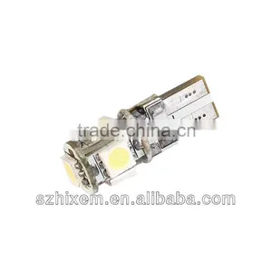 T10 194 Canbus 501 Error Free 5SMD T10 W5W LED Bulb Auotomobile LED Bulbs Canbus W5W 5SMD thumbnail-1