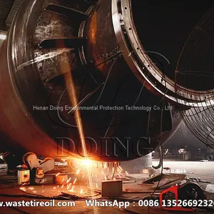 15-50T Fully Automatic Continuous Used Tire Pyrolysis System Waste Tyres to Oil Pyrolysis Plant thumbnail-3