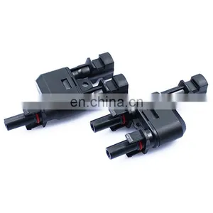 PV4.0 Solar Connector 2 to 1 Branch PV Connector Manufacturer Waterproof Green Energy Sokets thumbnail-1