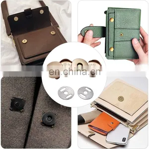 Custom Logo Color Small Delicate Metal Snap Button Press Stud Button For Purses Wallets Garments thumbnail-5