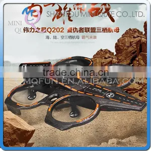Mini Qute RC Remote Control Flying Soaring Aircraft Carrie Helicopter Quadcopter 360 Rotation Educational Electronic Toy NO.Q202 thumbnail-1