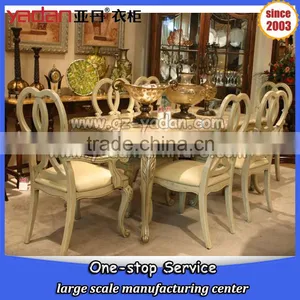 Luxury Hand Carved Dining Table and Chair Made in China thumbnail-1