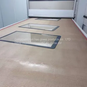 Advertising Machine Toughened Glass Customized Case Panel Glass Silk Screen High Temperature Resistant Ink thumbnail-2