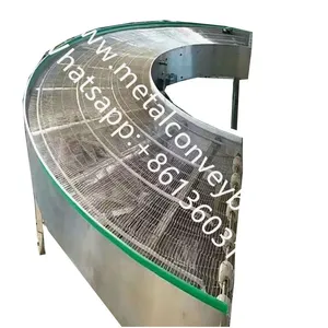 Flat Flex Belt Conveyor 90 180 360 Degree Curved thumbnail-2