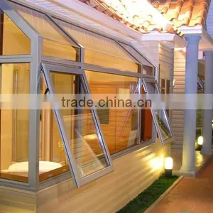 Australian Standard Awning Windows Aluminum or Upvc Profile Frame for Bathing Room thumbnail-2