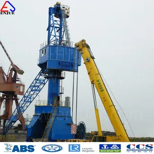 Port Crane 150 Ton Horizontal Variable Amplitude Mobile Offshore Crane thumbnail-4