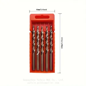 5pcs Customized HSS Step Drill 6542 High Speed Steel Step Drill 9mm to 4.5mm Step Drill With 2nd Level Straight Shank for Stainless Steel, Aluminum Alloy, Wood Screws and Countersink Drill Bits. 5pcs for Deal, Customized 300pcs for Deal thumbnail-3