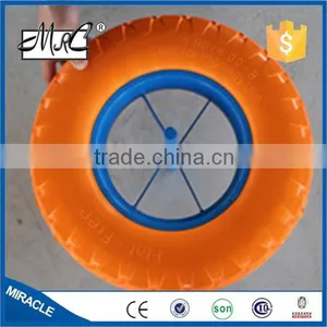 Heavy Duty Small Solid Tyre Flat Free Wheelbarrow Wheel PU Foam Wheel 4.80/4.00-8 thumbnail-4