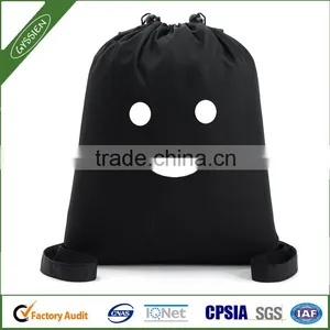 Custom Cheap Promotional Canvas Drawstring Bag/Wholesale Cotton Drawstring Bag/Waterproof Custom Polyester Nylon Drawstring Bag thumbnail-1