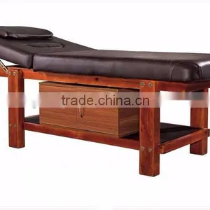 Beiqi 2016 New Beauty Salon Comfortable Stable Massage Bed With Wood Base Solid Wood Furniture thumbnail-2
