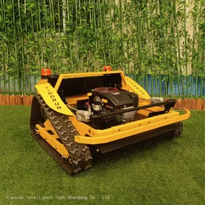 Robot Lawn Mower for Hills, China Remote Control Mower Price, Tracked Remote Control Lawn Mower for Sale thumbnail-5