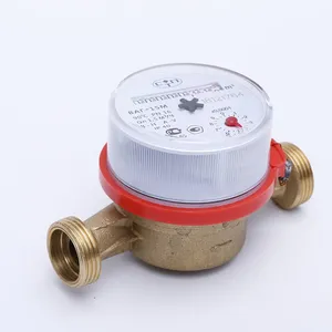 Single-Jet Dry Type Small Size Brass Stainless Steel Iron Water Meter thumbnail-4
