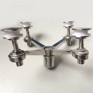 Stainless Steel Curtain Wall Accessories for Architectural Glass, Including Stainless Steel Spider Fittings for Canopies Glass Spider thumbnail-1