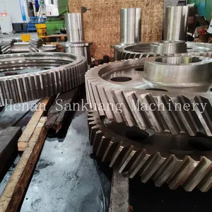 Spur Helical Gear 20CrMnTi Carburized 58-62HRC Module 1.5-6 for High Torque Transmissions thumbnail-1