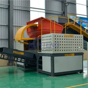 Industrial Dual Axis Broken Bridge Aluminum Aluminum Cans Cable Leather Shredder EPC thumbnail-3
