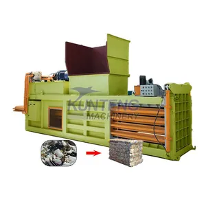 Automatic Scrap Metal Hydraulic Baler Metal Waste Compression Baler EPC thumbnail-1