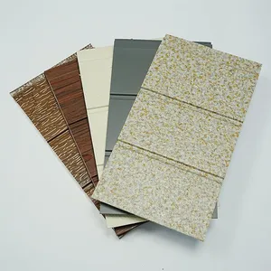 Modern Lightweight Waterproof Fireproof Weatherproof PU Foam Metal Wall Panel for Harsh Desert Construction thumbnail-3