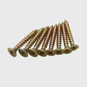 Chipboard Screw PZ Drive Dacromet Coated Full Thread Stainless Steel 316 High Torque for Hardwood Full Sizes Available thumbnail-4