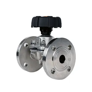 Manufacturer Direct Sales of High-quality Stainless Steel Manual Flange Diaphragm Valve thumbnail-3