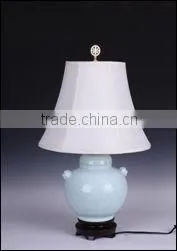 Chinese Longquan Celadon Style Ceramic Lamp thumbnail-1