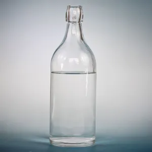 Wholesale 500ML 700ML 750ML Round Sample Spirits Exclusive Glass Bottles for Brandy Whisky Vodka Cork thumbnail-2